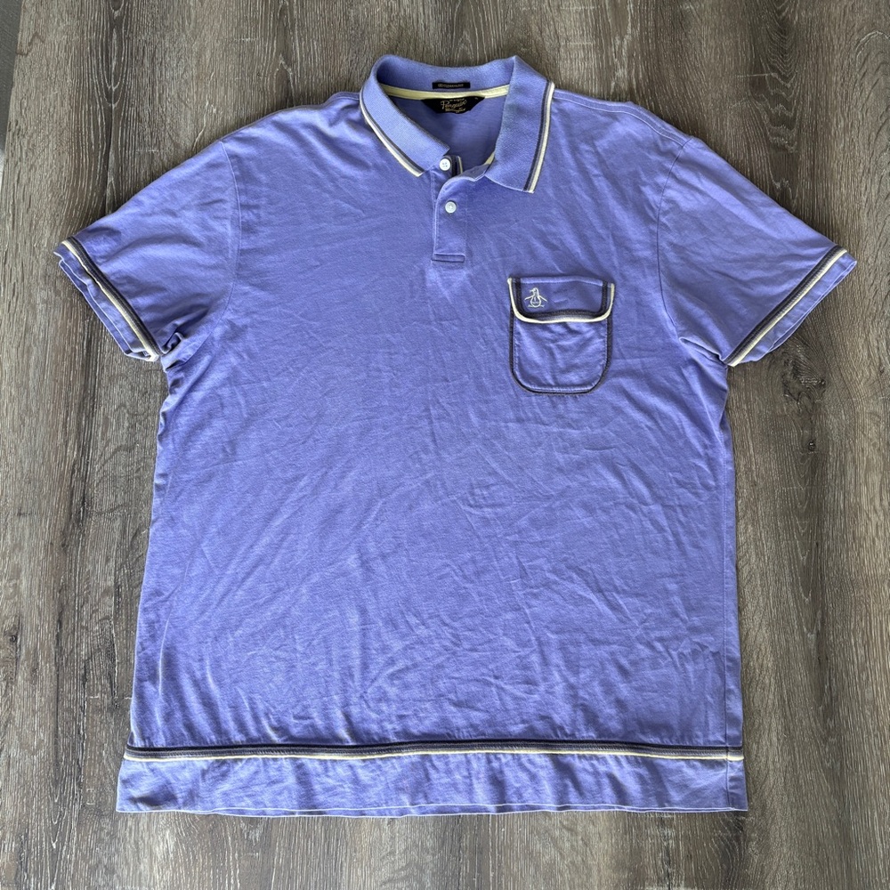 Original Penguin Purple Polo Shirt